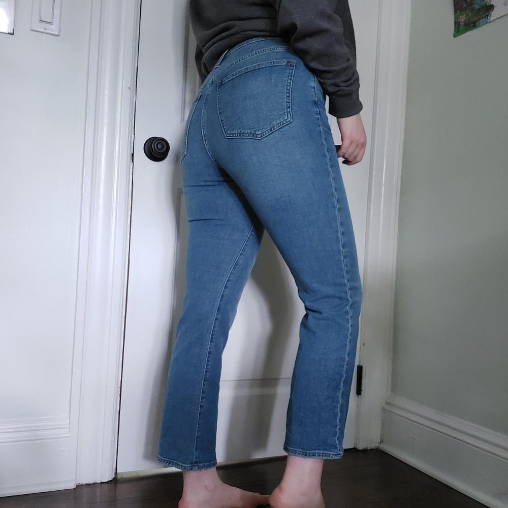 madewell slim demi boot jeans